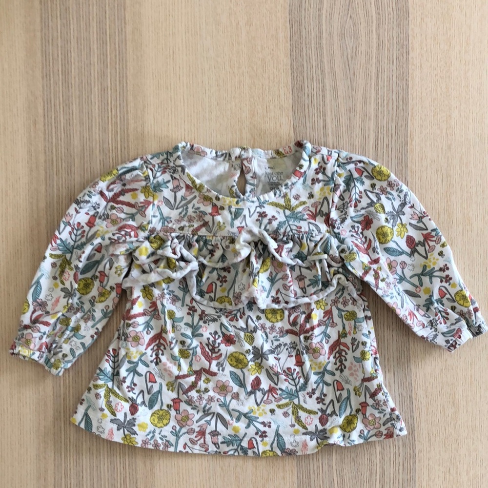 Floral Kids Top - 9 months